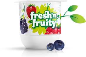 Berries Galore regular Fresh 'n Fruity yoghurt single image 293x195